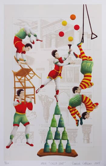 "Circo Beat" series (blue) von Gonzalo Garcia Callegari