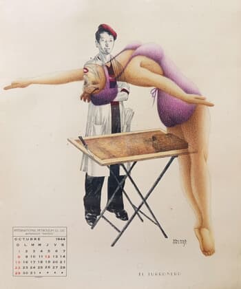 "A New American Dream" series (woman in a bathsuit) by Gonzalo Garcia Callegari