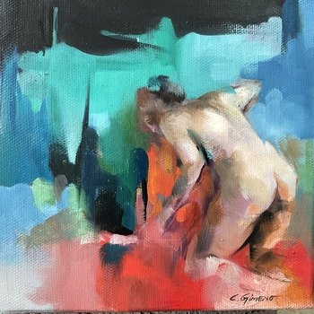 Nu penché par Claudie Gimeno