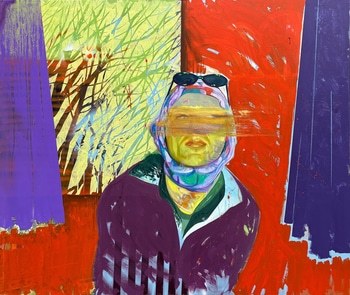 Autoportrait with Bamboo by Manuel Pablo Pace