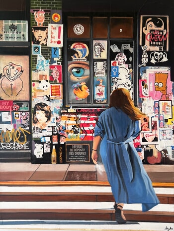 Femme au manteau bleu by Emilie Pannier (Mia)