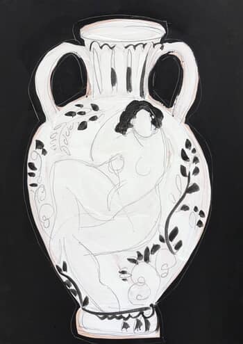 Greek Vase VII by Heidi Lanino