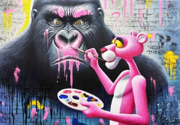 Pink Panther Vs Kong par Vincent Bardou