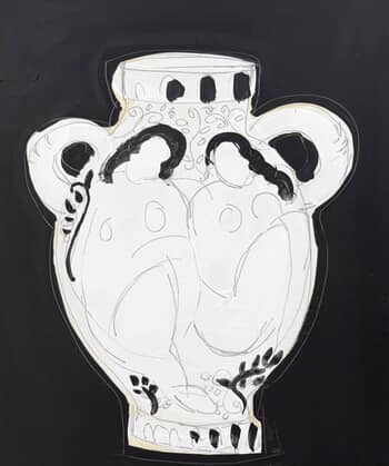 Greek Vase X by Heidi Lanino
