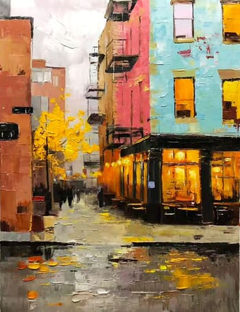 Night in town 1488 par Jingshen You