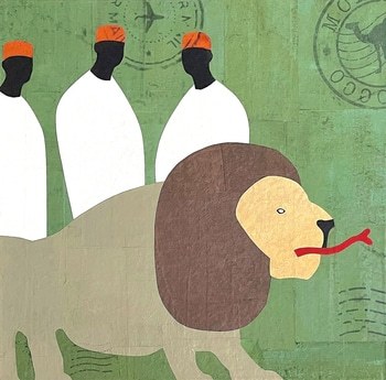 The caravan market day by Khaled Morad