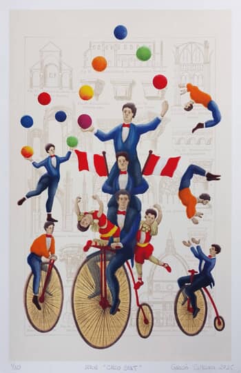 "Circo Beat" series (blue) by Gonzalo Garcia Callegari