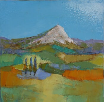 La Sainte Victoire, vue des Lauves von Régine Pivier-Attolini