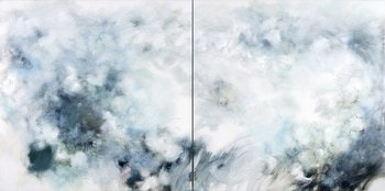 Songs of the soul - diptych by Gina Parr