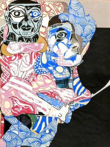 couple rose et bleu par Pascal Marlin