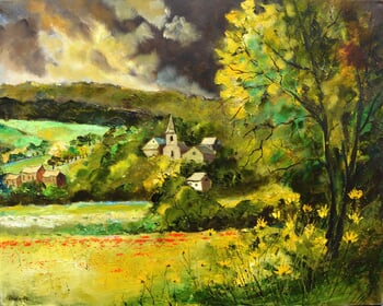 A village in the Belgian ardennes  von Pol Ledent