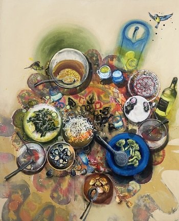 After Dinner We Danced In The Garden par Kally Laurence