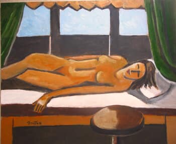 Nu au Guéridon von Michel de Gouttes