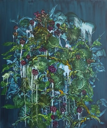 Scrubland Brambles von Barbara Howey
