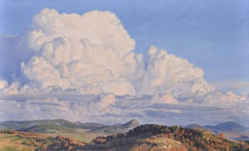 November 15, cloud over the Roches de Mariol von Anne Baudequin