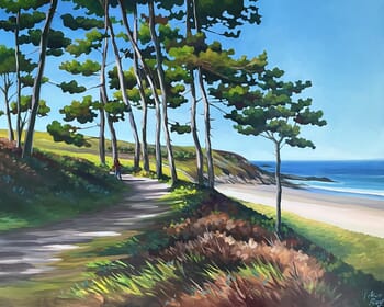 La plage du Guen par Alice Roy