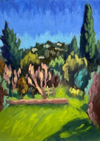 Au loin, Fiesole by Barbara Petit Lisy