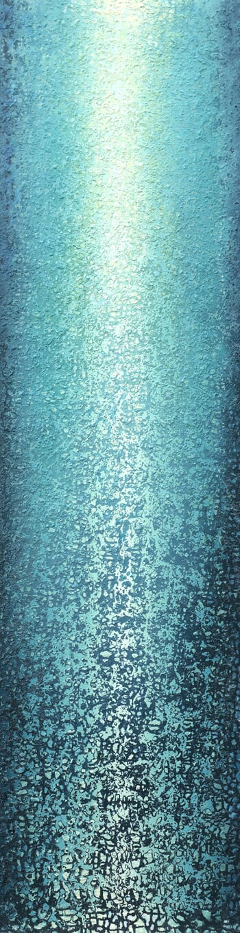 Soft Shower of Light in Blue by Heidi Thompson