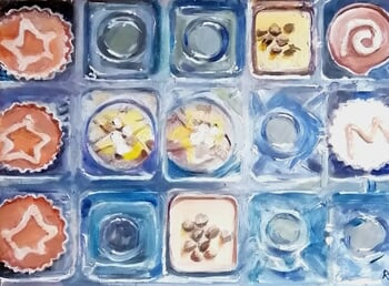 Say it with chocolates by Rosemary Burn