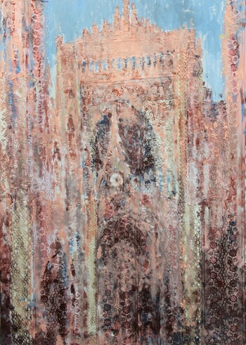 Cathedrale de Rouen avec Dentelle no.1 by Wayne Sleeth