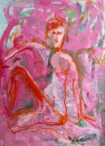 Pink figure  von Olga Mun