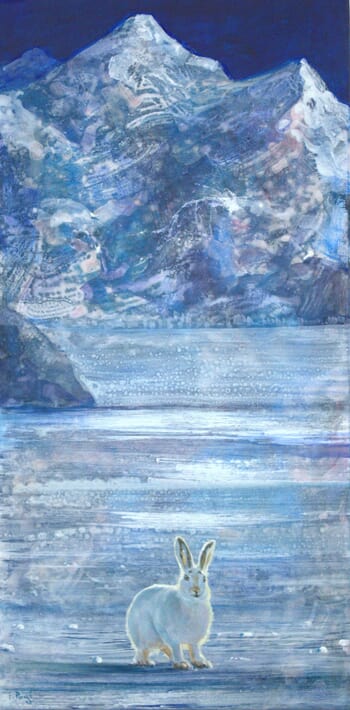  Alors que tout allait bien mal dans le monde, une nuit, m'aventurant sur le lac j'entendis : " Mais pourquoi faites-vous la lumière sur moi?" by François Pagé