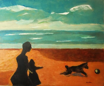 Jeux de plage by Michel de Gouttes