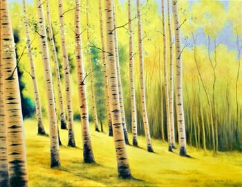 Forêt de lumière by Nathalie Si Pié