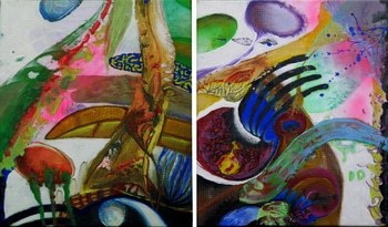 Symbiose planétaire 6 von Veronique Egloff