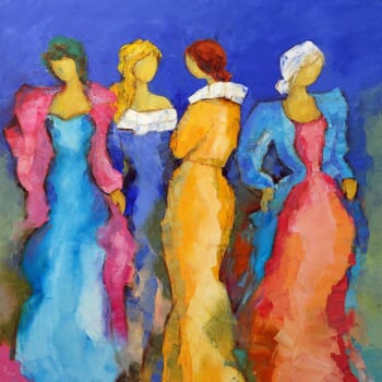 La robe jaune by Régine Pivier-Attolini