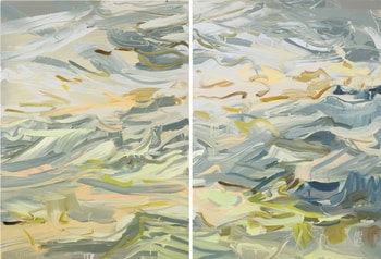 Wild Sea / Diptych von Mila Weis