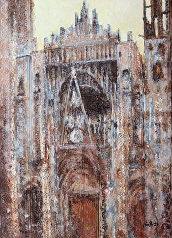 Rouen Cathedral in Lace no.2 by Wayne Sleeth