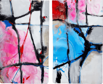 Unspoken exchange by Poovi Art