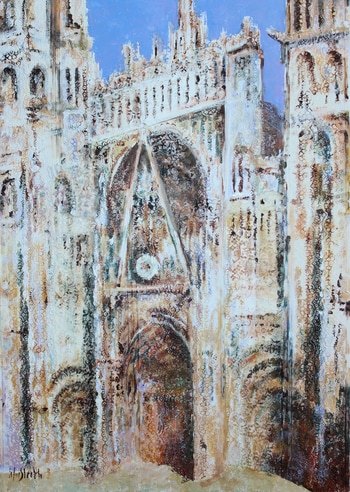 Cathédrale de Rouen no.3 avec dentelle by Wayne Sleeth