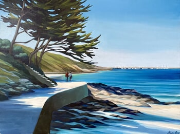 Acrylique sur toile de lin by Alice Roy