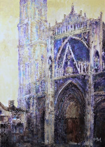 Cathédrale de Rouen en dentelle, no.6 par Wayne Sleeth