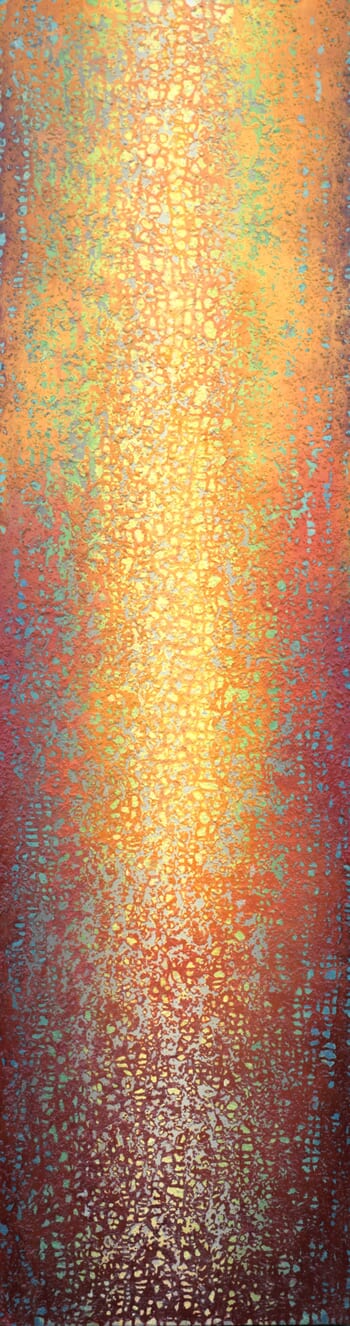 Pillar of Warmth (Vertical Abstract) von Heidi Thompson