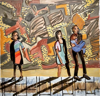 Street Scene Pavement par Frank Creber