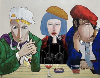 Deep in thought by Ta Byrne