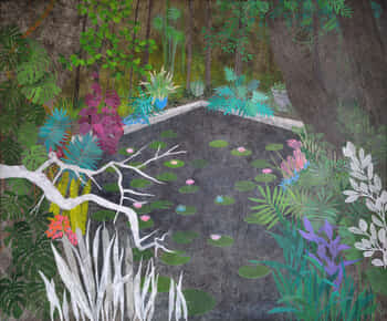 Jardin oublié IV von Cécile Duchêne-Malissin