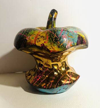 Pomme croquée pop art par ART'MONY