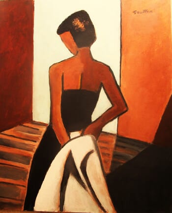 Modèle de dos se découvrant par Michel de Gouttes