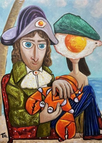 Captain Thomas, Sabo and a bright orange Crab par Ta Byrne