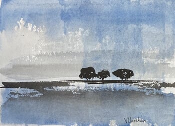 Une averse passe by Valérie Chrétien