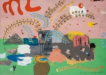 La manzana sigue sin caer lejos del arbol. (The apple still does not fall far from the tree). Faithfull reproduction from the original painting. par Lobo Velar de Irigoyen