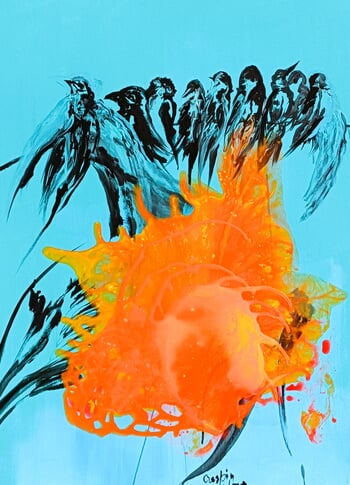 Prélude, l'homme et l'oiseau by Clara Crespin