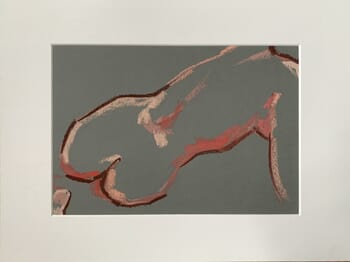 Silhouette in Pastel VI by Héloïse O'Keeffe