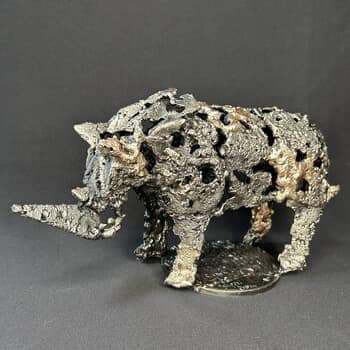 Rhinocéros d'air et de bronze von Philippe Buil