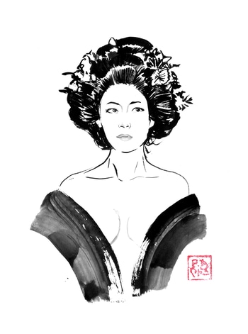 Femme dénudée par Péchane