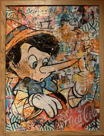 Pinocchio pop art by ART'MONY
